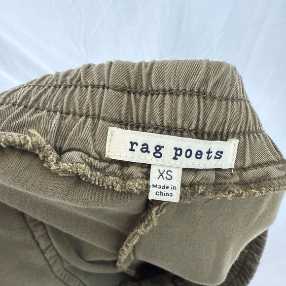 Rag Poet Green Khaki Joggers Size XS - Picture 11 of 16